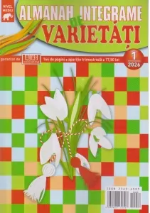 Coperta cărții Almanah integrame de varietati. Nr. 1/2026