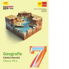 Coperta cărții Geografie. Caietul elevului pentru clasa a VII-a
