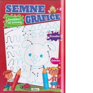 Coperta cărții Invatam sa scriem semne grafice