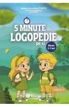 Coperta cărții 5 minute de logopedie pe zi Vol.2