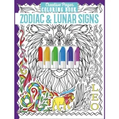 Coperta cărții Creative Pages Coloring Book Zodiac & Lunar Signs