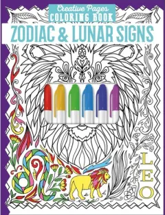 Coperta cărții Creative Pages Coloring Book Zodiac & Lunar Signs