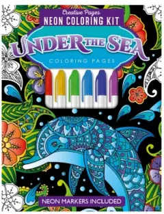 Coperta cărții Under The Sea Creative Pages Coloring Book