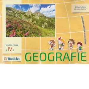 Coperta cărții Geografie - caiet de lucru pentru clasa a IV-a. Descopera. Exerseaza. Aprofundeaza