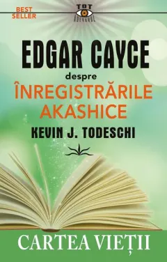 Coperta cărții Edgar Cayce despre inregistrarile akashice. Cartea vietii