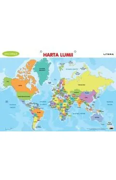 Coperta cărții Plansa: Descopera! Harta lumii