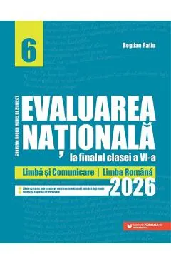 Coperta cărții Evaluarea Nationala 2026 - Clasa 6 - Limba romana