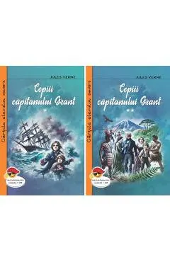Coperta cărții Pachet 2 volume: Copiii capitanului Grant