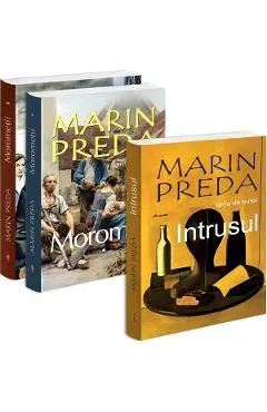 Coperta cărții Pachet 3 carti: Marin Preda. Intrusul + Morometii Vol.1 + Vol.2