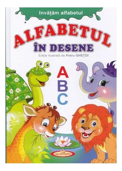 Coperta cărții Alfabetul în desene