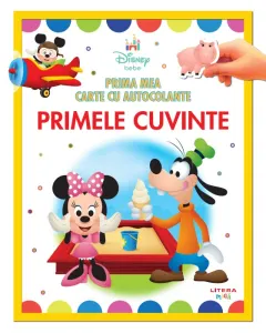Coperta cărții Disney bebe. Prima mea carte cu autocolante. Primele cuvinte