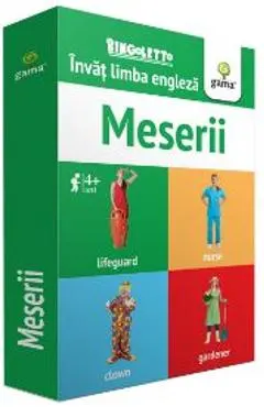 Coperta cărții Meserii. Invat limba engleza