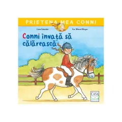 Coperta cărții Conni învață să călărească