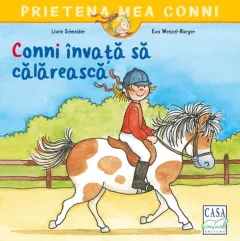 Coperta cărții Conni învață să călărească