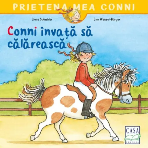 Coperta cărții Conni învață să călărească
