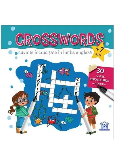Coperta cărții Crosswords: Cuvinte încrucișate în limba engleză