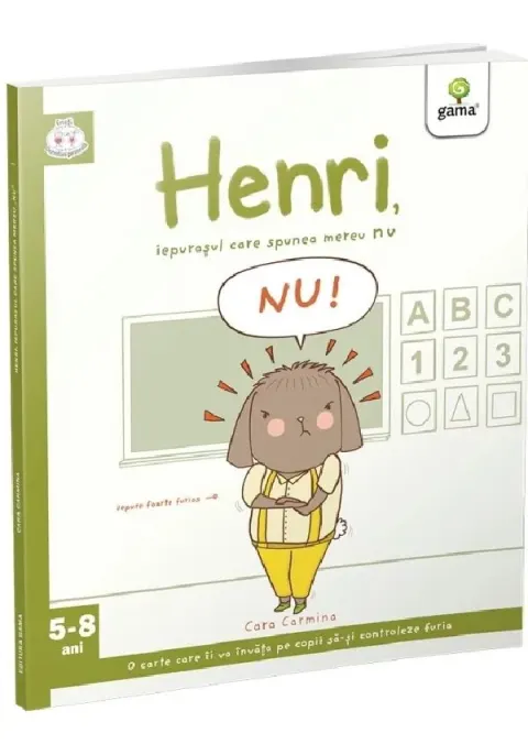 Coperta cărții Henri, iepurasul care spunea mereu „nu!”/Iepurasii isteti