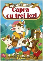 Coperta cărții Citim pe silabe - Capra cu trei iezi