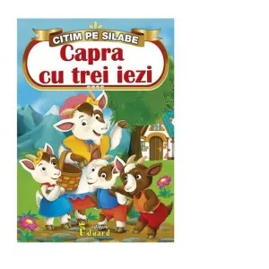 Coperta cărții Citim pe silabe - Capra cu trei iezi