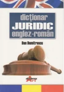 Coperta cărții Dictionar juridic englez-roman