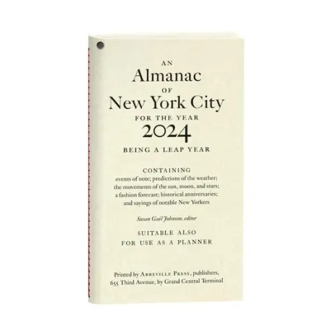 Coperta cărții An Almanac Of New York City For The Year 2024