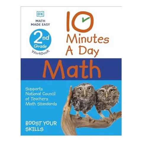 Coperta cărții 10 Minutes a Day Math, 2nd Grade, DK Publishing