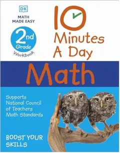 Coperta cărții 10 Minutes a Day Math, 2nd Grade, DK Publishing