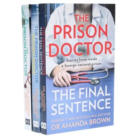 Coperta cărții The Prison Doctor Series By Dr Amanda Brown 3 Books Collection Set - Fiction - Paperback