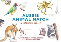 Coperta cărții Aussie Animal Match, Marcel George, Chris Humfrey