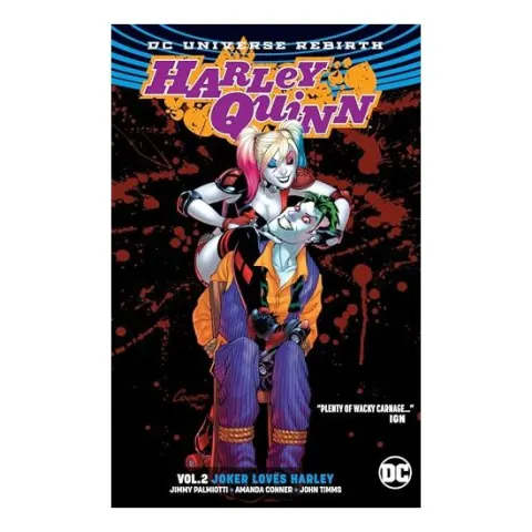 Coperta cărții Joker Loves Harley, Amanda Conner, Jimmy Palmiotti, Chad Hardin, John Timms