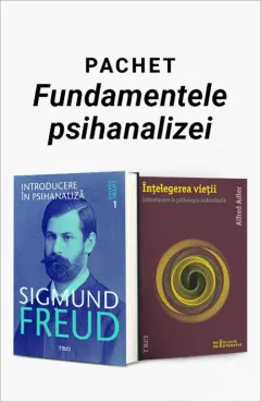 Coperta cărții Pachet Fundamentele psihanalizei. Introducere în psihanaliză/Înțelegerea vieții - Sigmund Freud