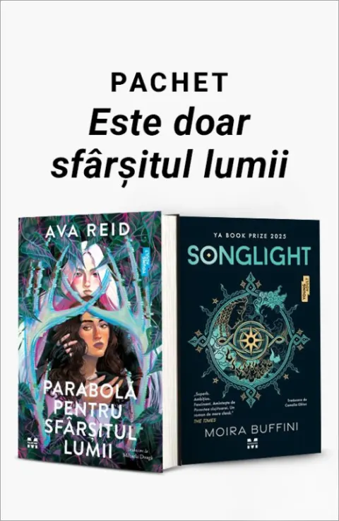 Coperta cărții Pachet Este doar sfârșitul lumii. Parabolă pentru sfârșitul lumii/Songlight - Ava Reid
