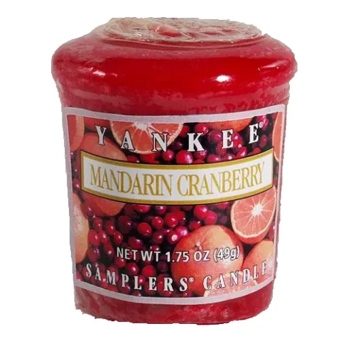 Coperta cărții Mandarin Cranberry Votive Candle