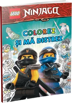 Coperta cărții Lego Ninjago: Colorez si ma distrez