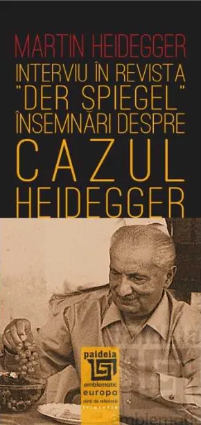 Coperta cărții Interviu în revista "Der Spiegel". Însemnări despre "cazul Heidegger"