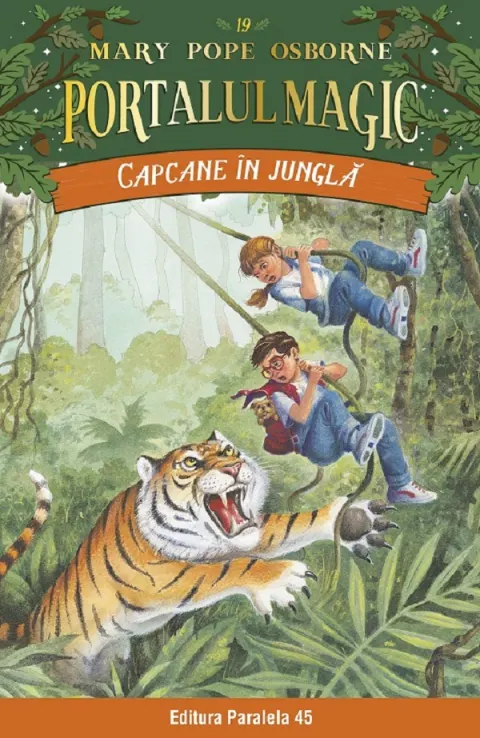 Coperta cărții Capcane in jungla. Portalul magic nr. 19