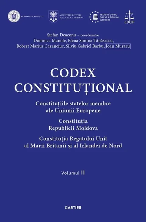 Coperta cărții Codex Constituțional (vol. II)