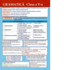 Coperta cărții Plansa. Gramatica - Clasa a V-a