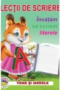 Coperta cărții Lectii de scriere. Invatam sa scriem literele
