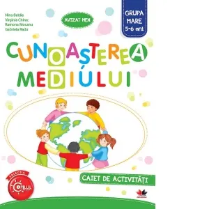 Coperta cărții Cunoasterea mediului. Caiet de activitati. Grupa mare 5-6 ani