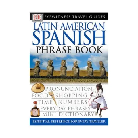 Coperta cărții Latin American Spanish phrase book