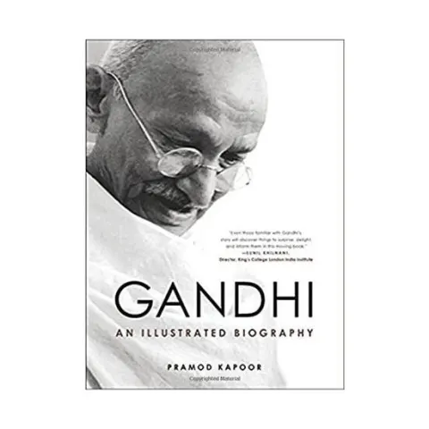 Coperta cărții Gandhi: an illustrated biography