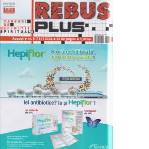 Coperta cărții Rebus Plus. Nr.8/2024