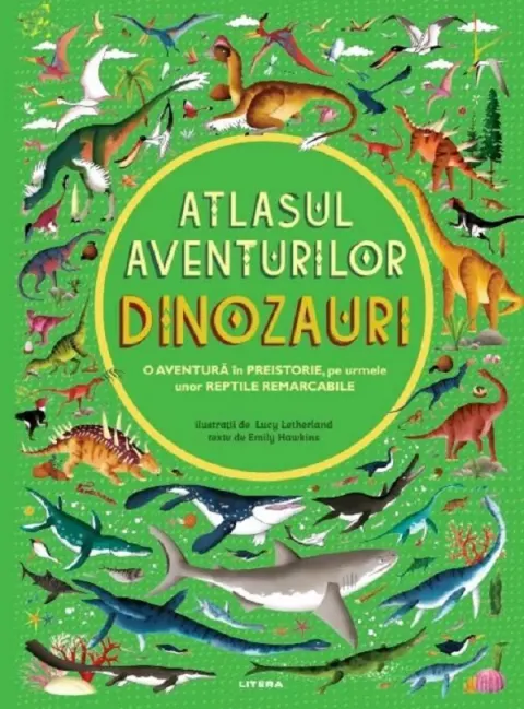 Coperta cărții Atlasul aventurilor. Dinozauri