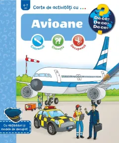 Coperta cărții Carte de activități cu... Avioane