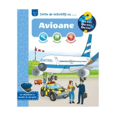 Coperta cărții Carte de activități cu... Avioane