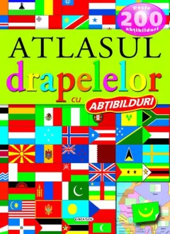 Coperta cărții Atlasul drapelelor cu abțibilduri