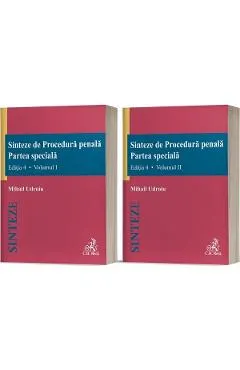 Coperta cărții Sinteze de procedura penala. Partea speciala Ed.4 Vol.1 + Vol.2