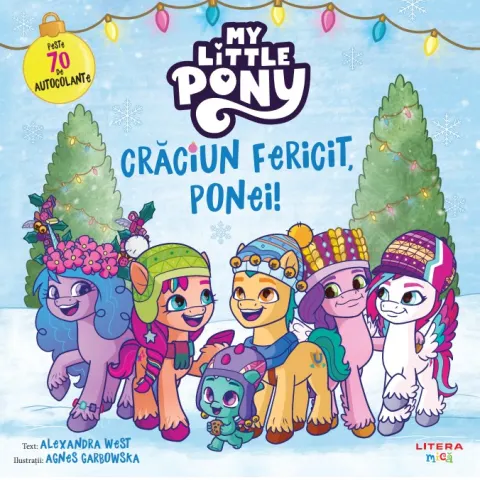 Coperta cărții My Little Pony. Craciun Fericit, Ponei!