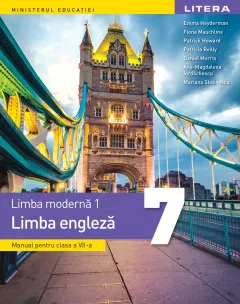 Coperta cărții Limba moderna 1. Limba engleza. Manual. Clasa a VII-a